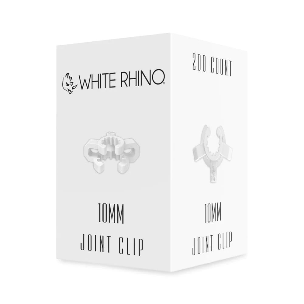 White Rhino Joint Clip  White 10mm