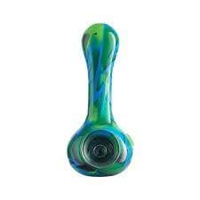 Eyce Oraflex Switch Back Spoon Pipe 4&quot; 1321-07 Planet And Blue