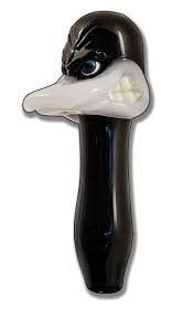 Crush Glass Angry Duck Hand Pipe