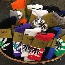 Leaf Republic Socks Tan/Dark Brown