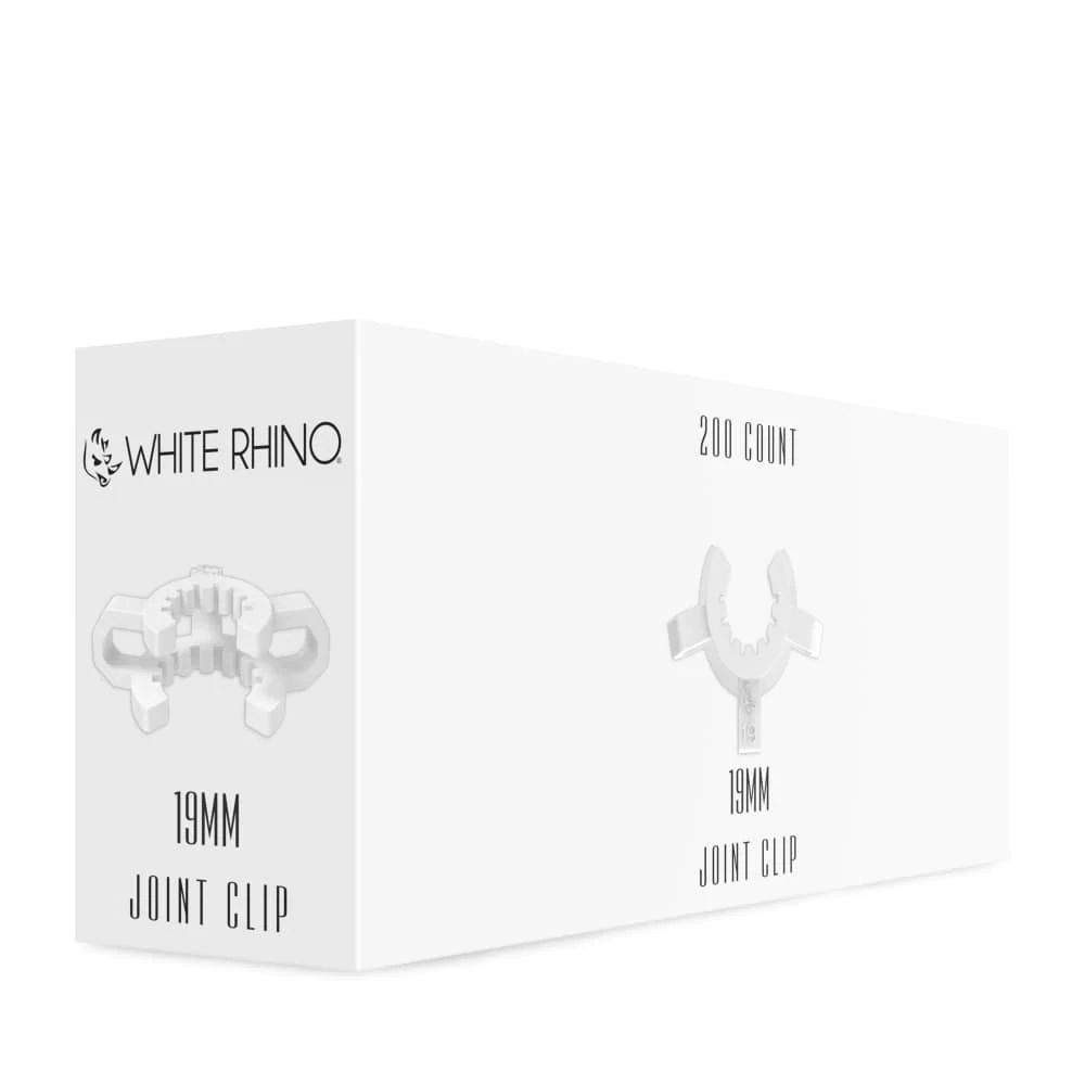 White Rhino Joint Clip  White 19mm