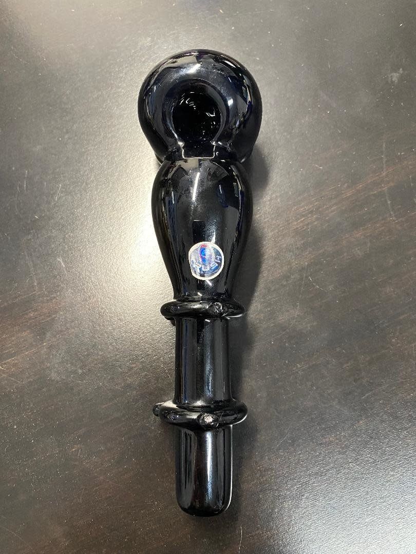 Crush Glass Owl Hand Pipe