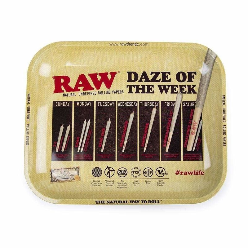 Raw Rolling Tray Large Daze Of The Week