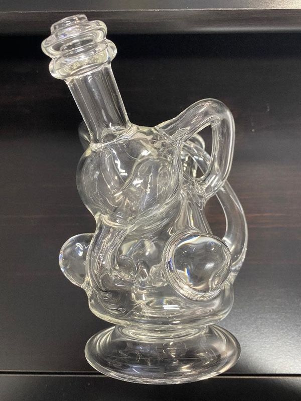 Kevin Beecher Clear Ball &amp; Cone Waterpipe