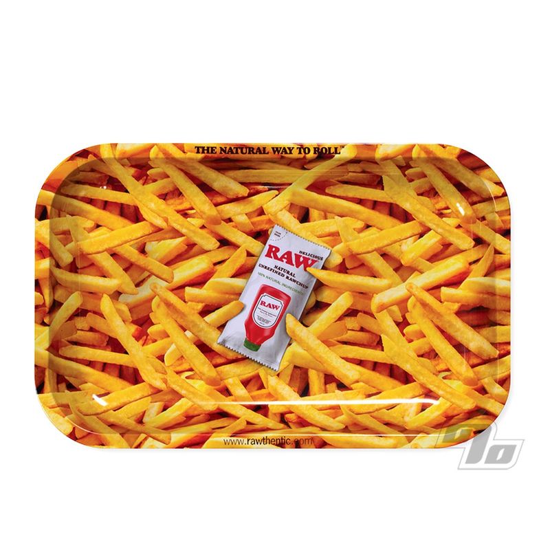 Raw Rolling Tray French Fries Large