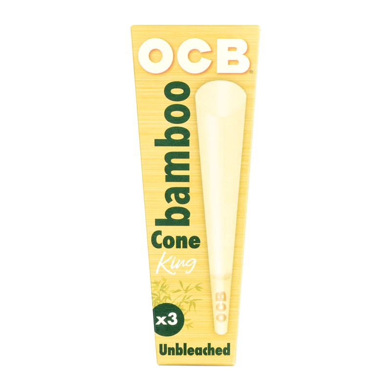 OCB Bamboo Cones King x3