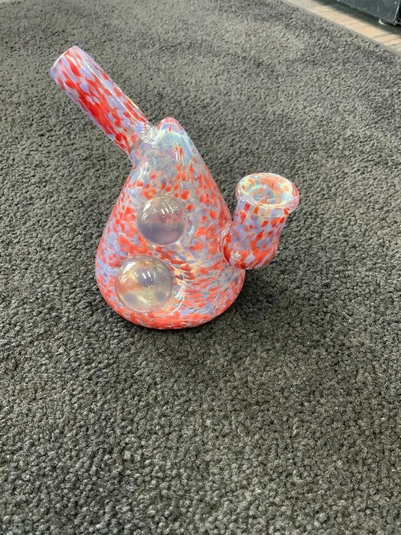 Kevin Beecher Red and Blue Rip-curl Small Waterpipe