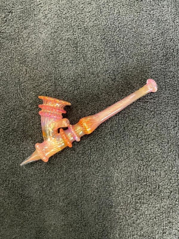 Kevin Beecher Pink Fumed XL Sherlock Hand Pipe