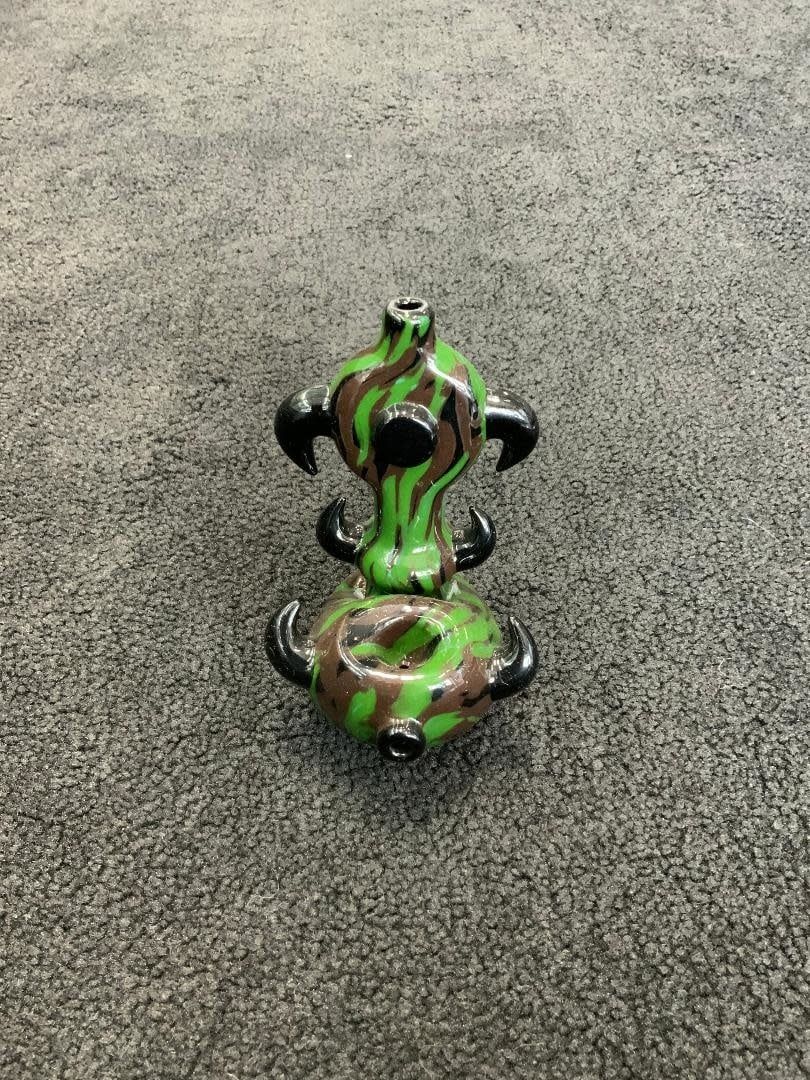 Torcher Glass Camo Masher Hand Pipe