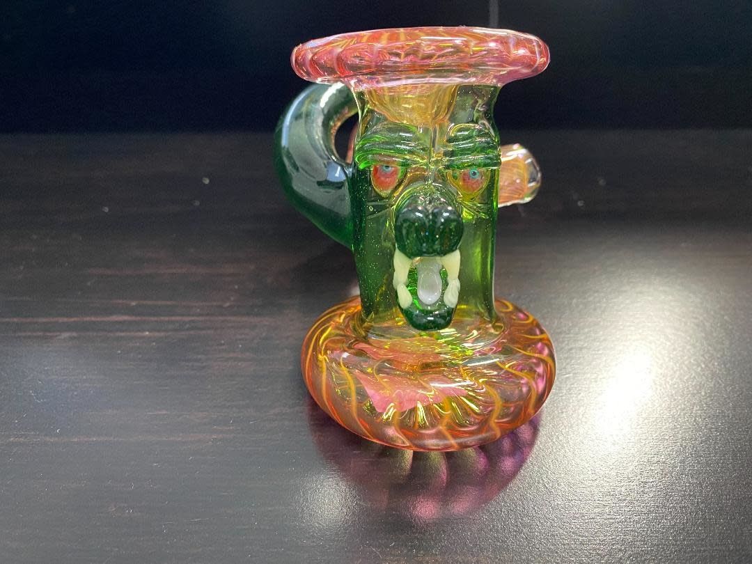 Kevin Beecher Green &amp; Pink Gator Hammer Pipe