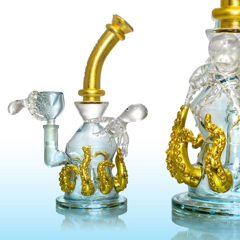 Juicy J Glass 11&quot; UV Octopus Waterpipe