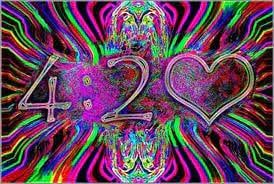 420 Glow Blacklight Poster 24&quot;x36&quot; B420