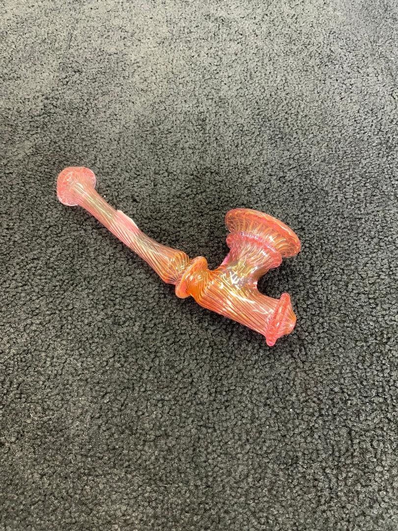 Kevin Beecher Pink Fumed XL Sherlock Hand Pipe