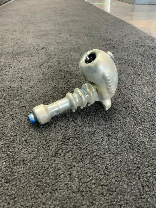 Torcher Glass Blue Steel Blaster Hand Pipe