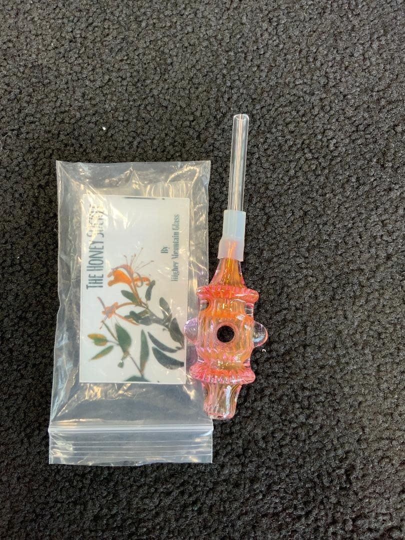 Kevin Beecher The Honeysuckle with Donut Pink Fumed Nector Collector