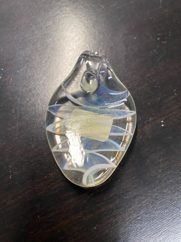 Kevin Beecher Clear Leaf Pendant