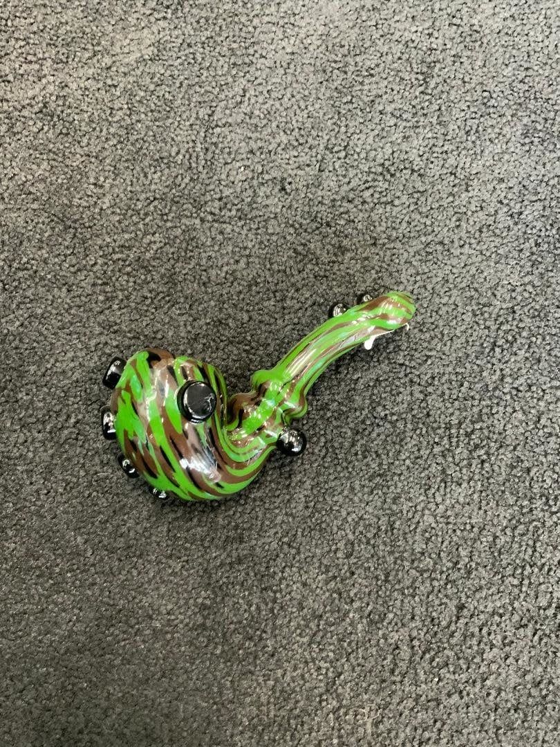 Torcher Glass Camo Lock Hand Pipe