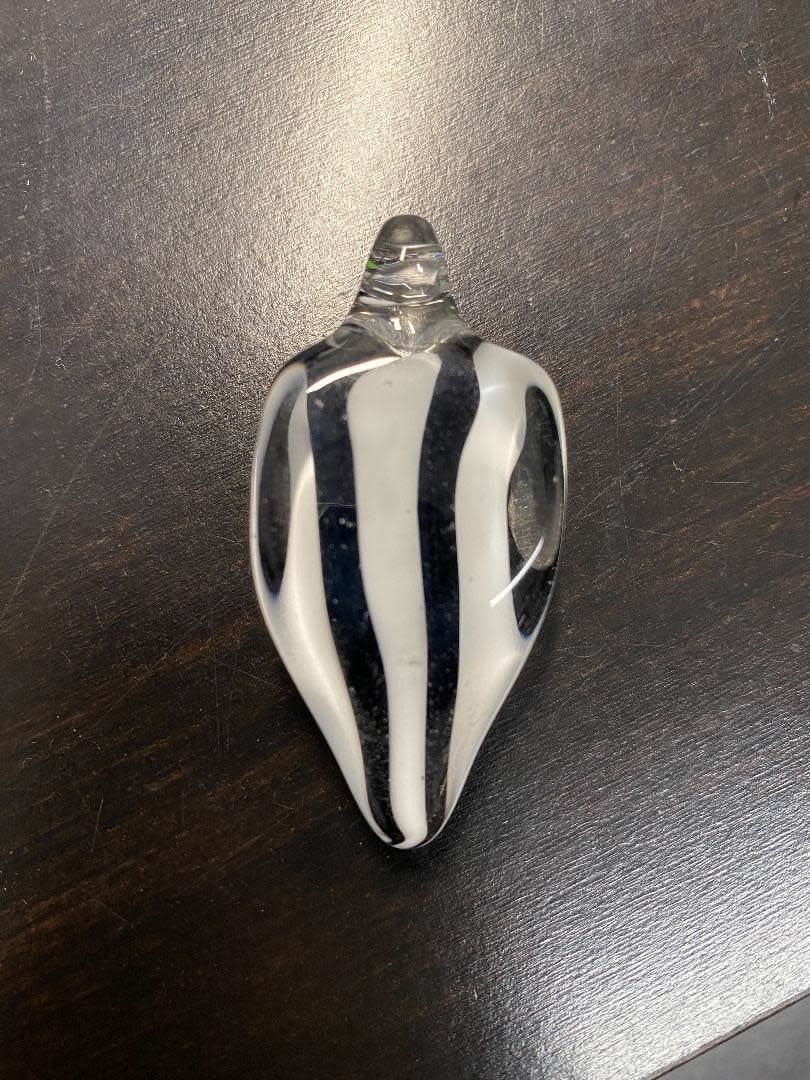 Kevin Beecher Black and White Stripped Pendant