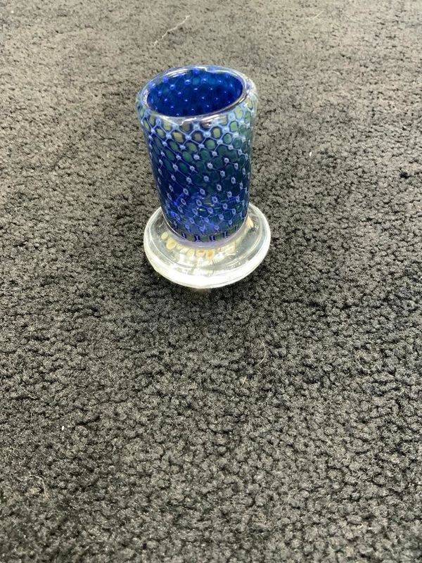 Kevin Beecher Darth Vader with Frit Background Bubble Trap Shot Glass