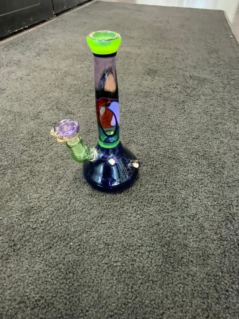 Airman Glass Blue/Green Waterpipe
