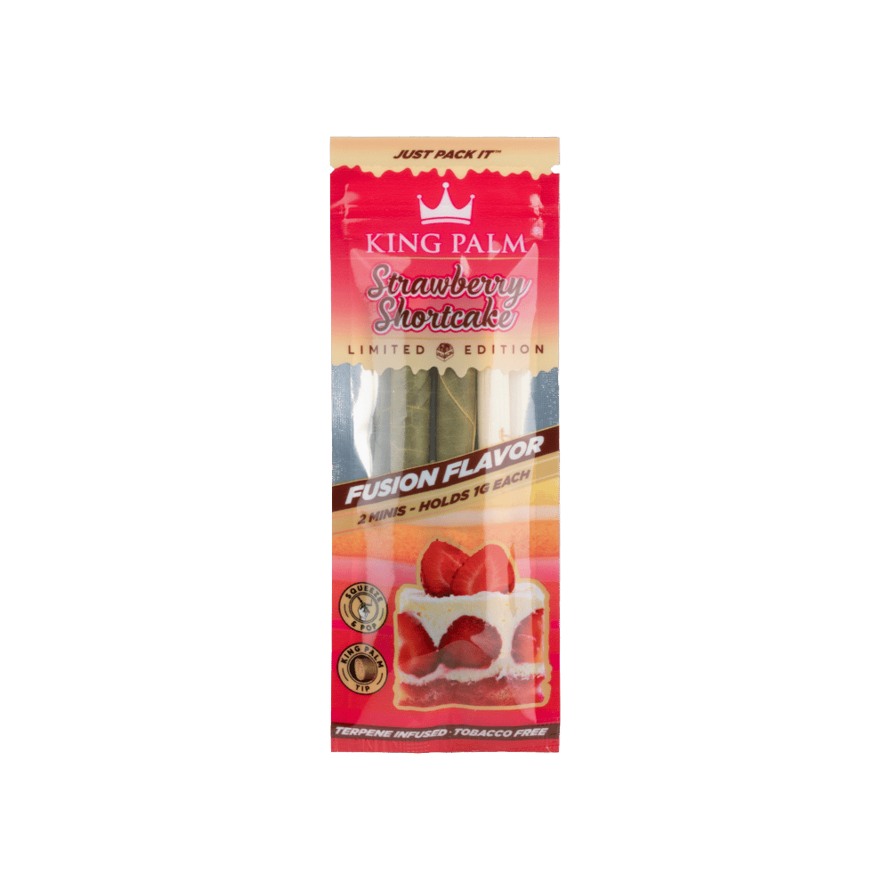 King Palm 2 Minis 1 Gram Strawberry Shortcake