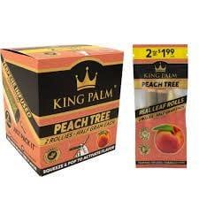 King Palm 2pk Rollies .5 grams Peach Tree