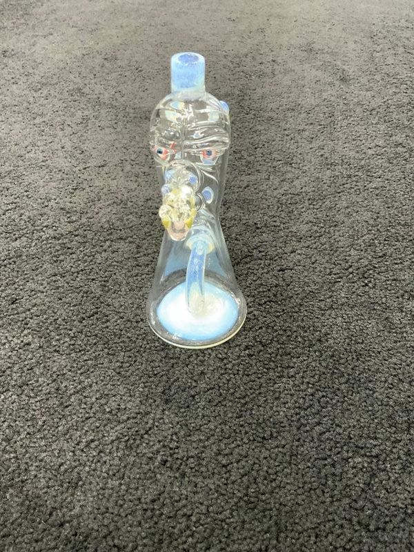 Aaron U Glass Mini Gator Waterpipe Assorted Colors
