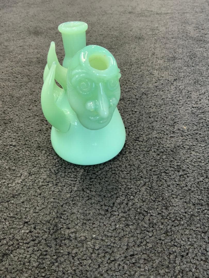 Josh Mazet Glass Green Seeker Mini Rig