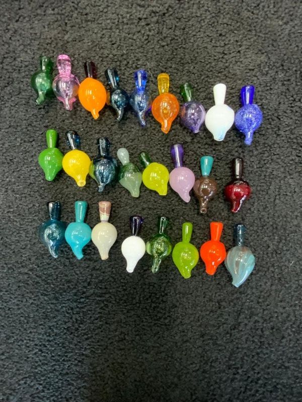 Aaron U Glass Carb Cap Assorted