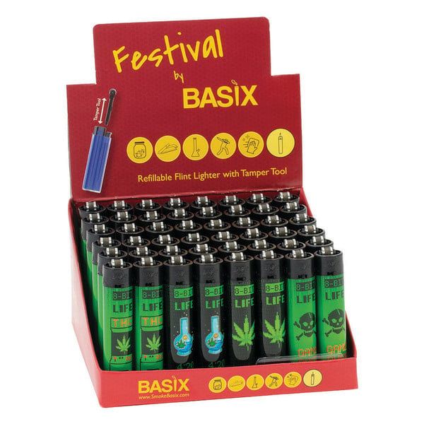 Basix Festival Lighter 8-Bit Hemp