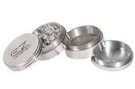 EZ Grind 50mm 4 pc Silver Grinder