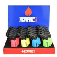 Newport Neon Zero Torch Lighter 2.9&quot; Assorted Colors