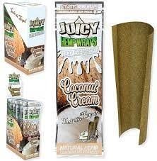Juicy Terp Enhanced Hemp Wraps - 2pk Coconut Cream