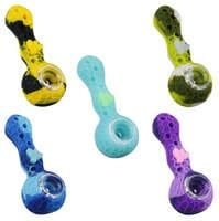 Silicone Bee Hand Pipe - 4.15&quot; / Colors Vary