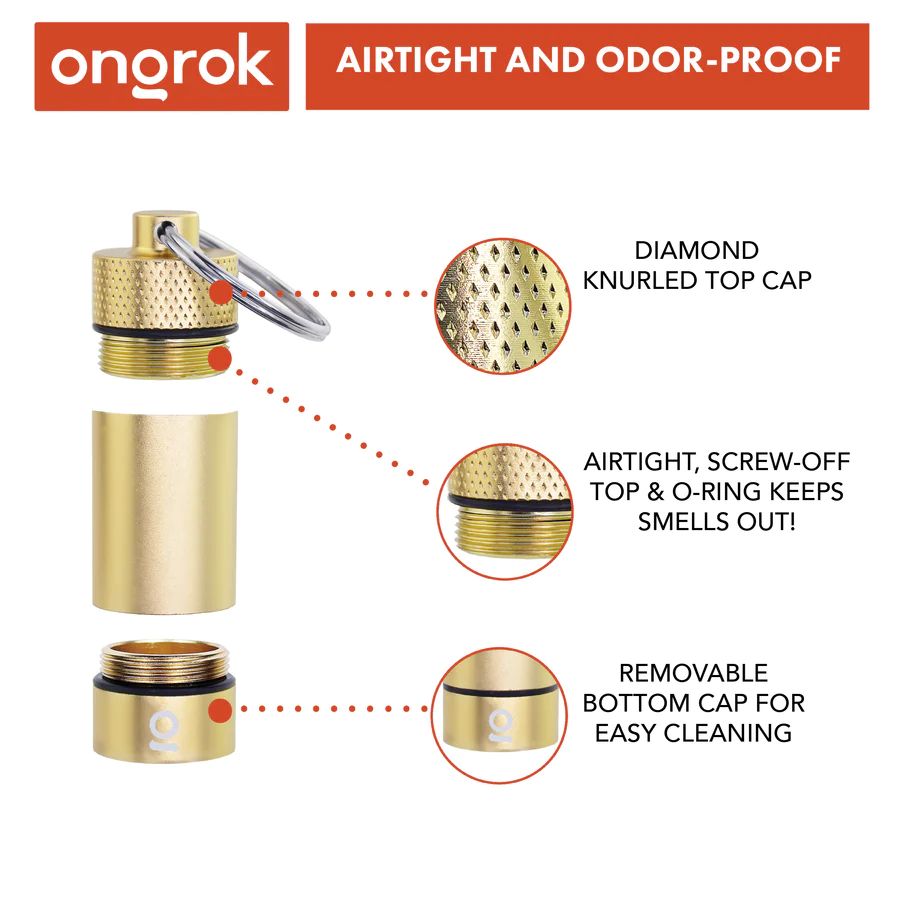 ongrok Storage Key Chain Gold