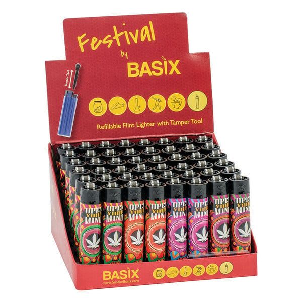 Basix Festival Lighter Hemp Leaves