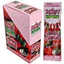 Juicy Terp Enhanced Hemp Wraps - 2pk Strawberry Sherbet