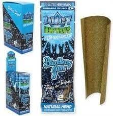 Juicy Terp Enhanced Hemp Wraps - 2pk Blackberry Jam