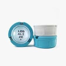 Ugly House Silicone &amp; Glass 3" Ashtray Legalize