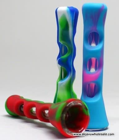 3.5&quot; Colorful Silicone/Glass Chillum