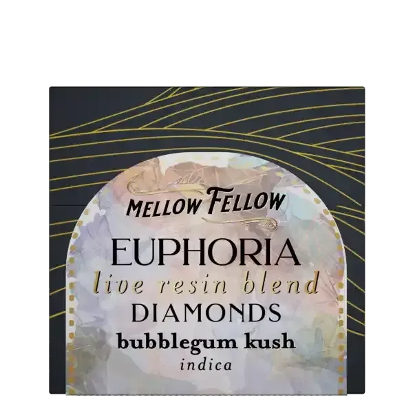 Mellow Fellow - Live Resin - Diamonds - 2g - Euphoria Blend - Bubblegum Kush (Indica)