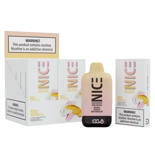 NICE Disposable Vape 9000p Mango Orange Watermelon