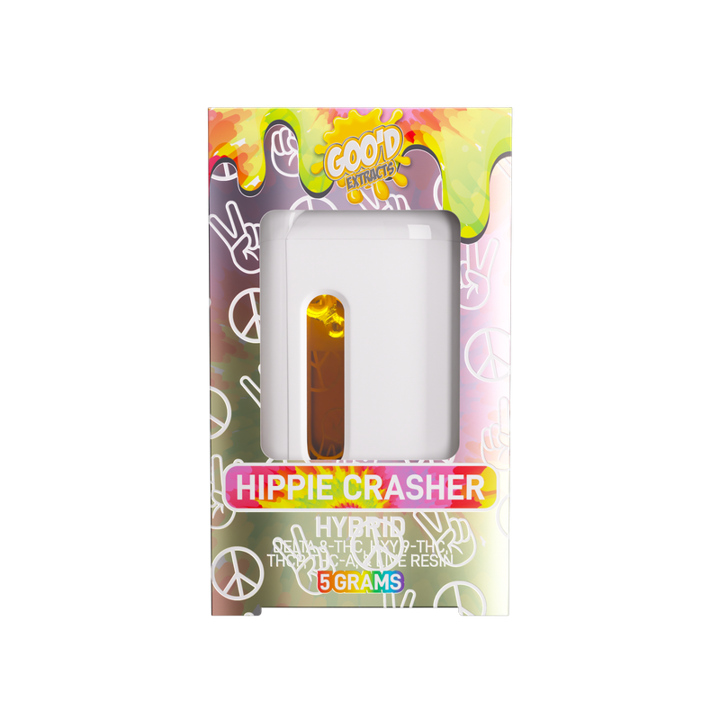 Goo’d Extracts Disposable Vape 5g Blend Hippie Crasher Indica