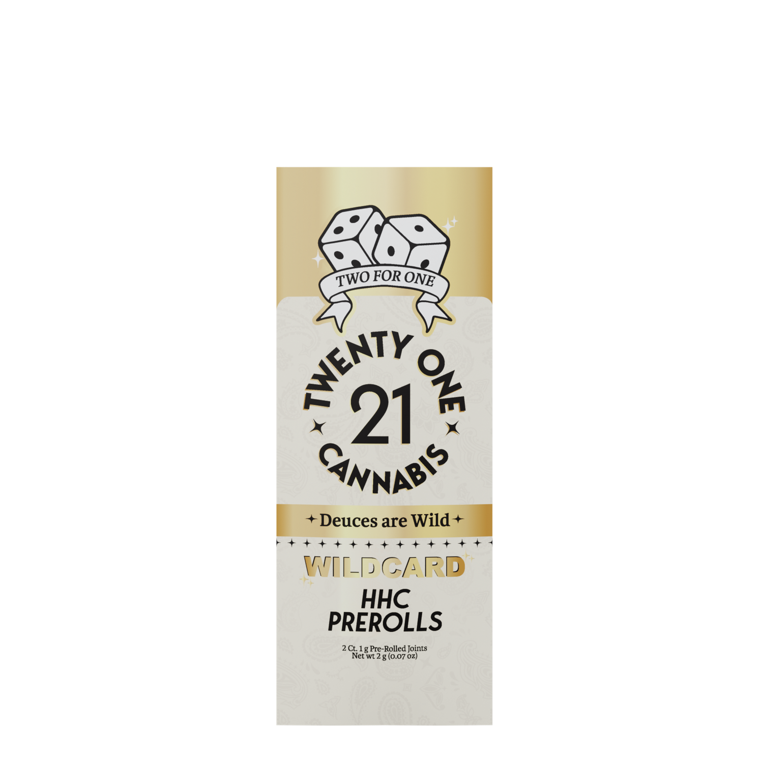 Twenty One Cannabis Pre Rolls 1g HHC Wildcard 2 Ct