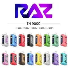 Raz Mega 9000 Puff Rechargeable Disposable Vape Orange Raspberry