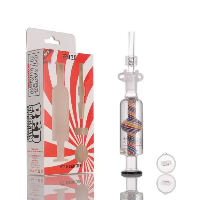 Stokes - Frio 2.0 Nectar Collector - Red Glycerin