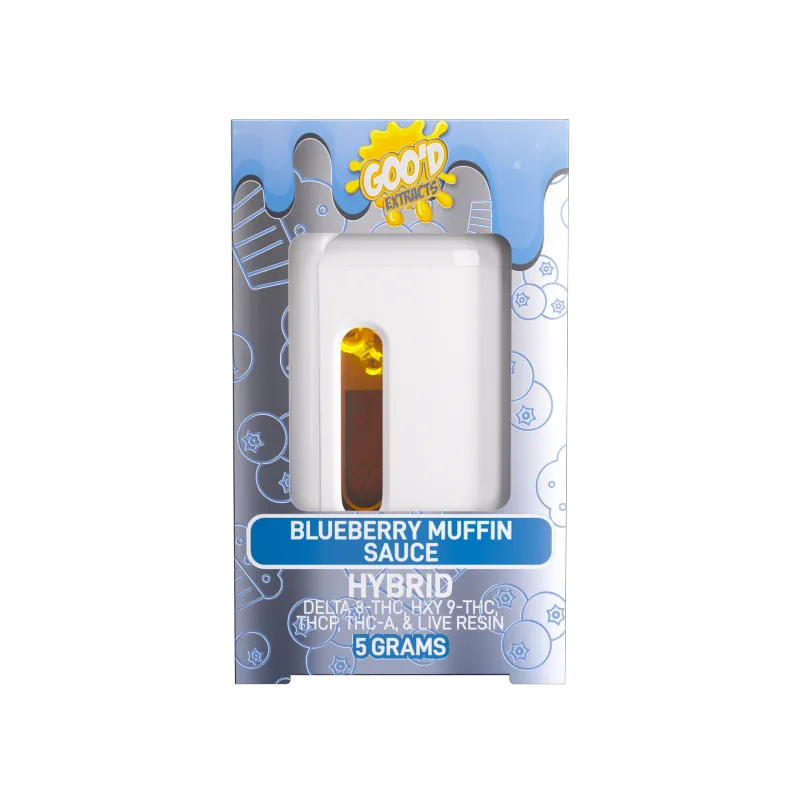 Goo’d Extracts Disposable Vape 5g Blend Blueberry Muffin Sauce Hybrid