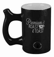 FashionCraft Roast And Toast Pipe Mug Black