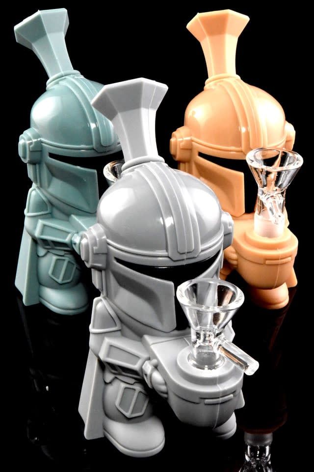 Small Silicone Soldier Water Pipe