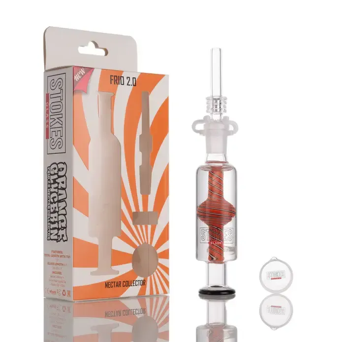 Stokes - Frio 2.0 Nectar Collector - Orange Glycerin